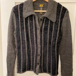 *90s* Dex Cropped‎ Cardigan Size L